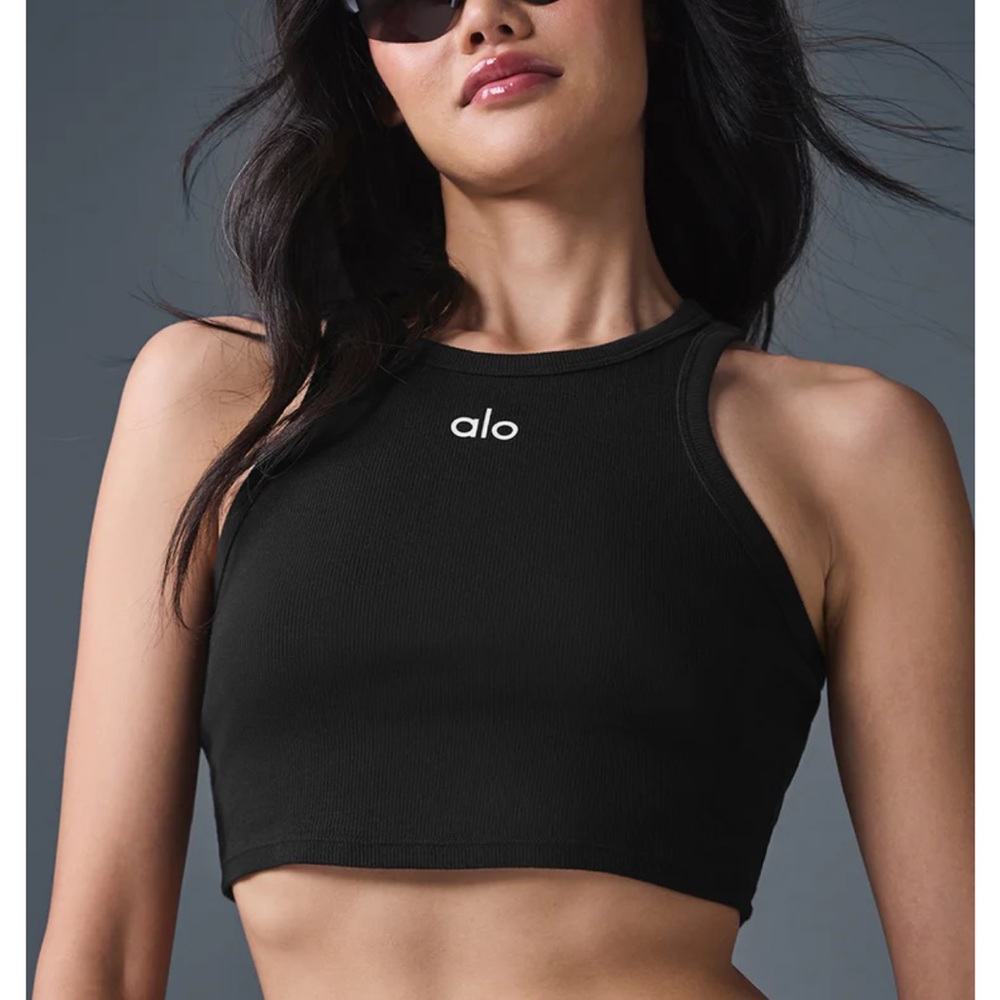 ALO Yoga Black Crop Top